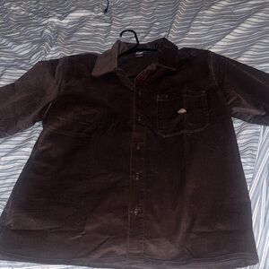 Brown Corduroy Shirt